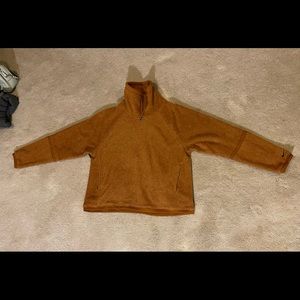 Nike orange turtle neck fleece